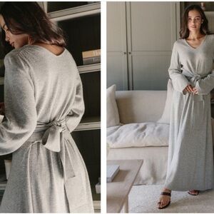 JENNI KAYNE Everyday Kate Sweater Dress in Gray - Excellent Pre-Loved, Large